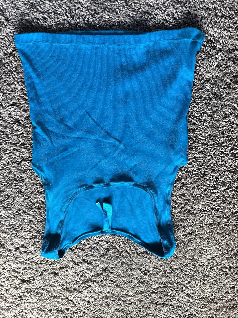 skims Happiness Runs Crop Tank Blue